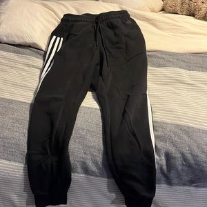 Black and white Addis sweatpants